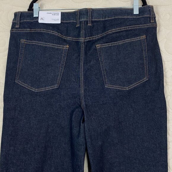 NEW d/C 1984 Slim Leg Jeans Dark Wash Blue Size 20 - Picture 4 of 11